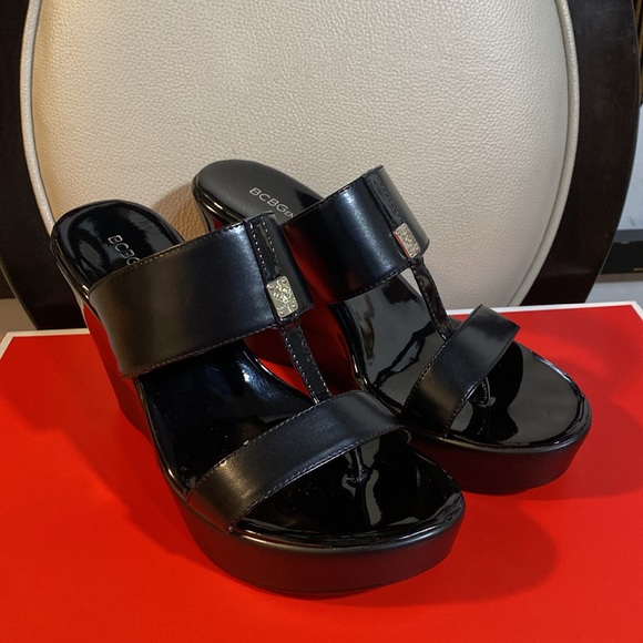 BCBG Wedge slippers used in good condition. - Picture 1 of 8
